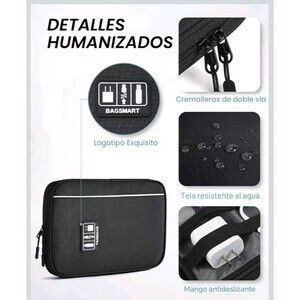 BAGSMART Electronics Organizer Travel Case, Small Cable Organizer Bag, NWT